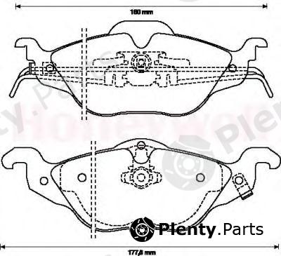  BENDIX part 571968B Brake Pad Set, disc brake