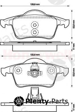 BENDIX part 573021B Brake Pad Set, disc brake