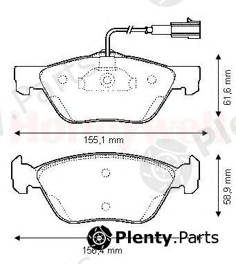  BENDIX part 573042B Brake Pad Set, disc brake