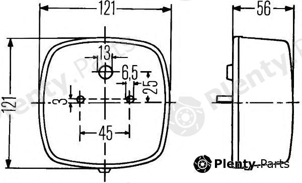  HELLA part 2SE002578-701 (2SE002578701) Combination Rearlight