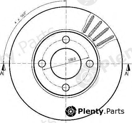 QUINTON HAZELL part BDC3767 Brake Disc