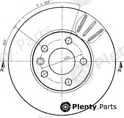  QUINTON HAZELL part BDC3787 Brake Disc
