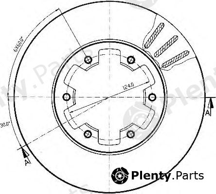  QUINTON HAZELL part BDC3921 Brake Disc