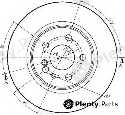  QUINTON HAZELL part BDC4380 Brake Disc