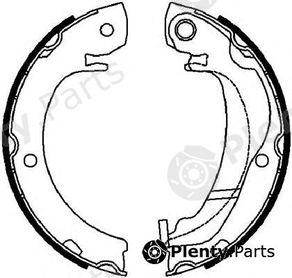  FERODO part FSB4036 Brake Shoe Set, parking brake