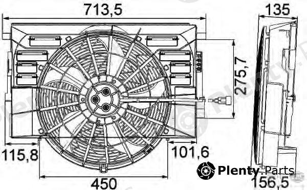  HELLA part 8EW351041-301 (8EW351041301) Fan, radiator