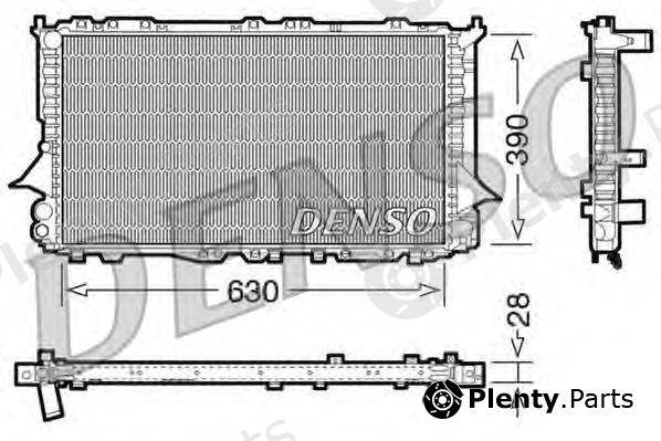  DENSO part DRM02005 Radiator, engine cooling