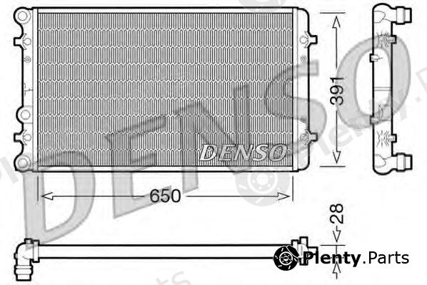  DENSO part DRM02007 Radiator, engine cooling