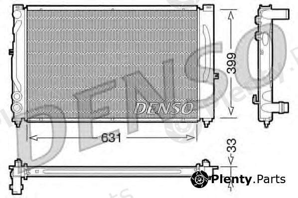  DENSO part DRM02020 Radiator, engine cooling