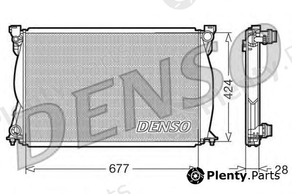  DENSO part DRM02038 Radiator, engine cooling