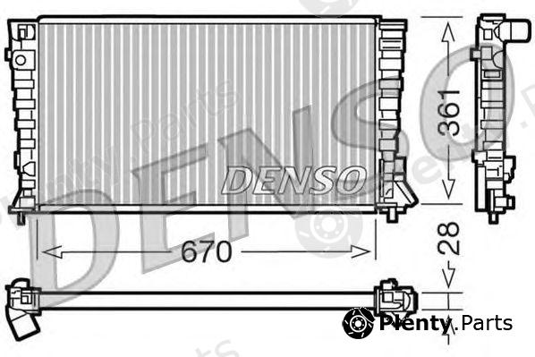  DENSO part DRM07020 Radiator, engine cooling