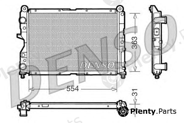  DENSO part DRM09132 Radiator, engine cooling