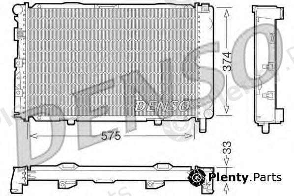  DENSO part DRM17064 Radiator, engine cooling