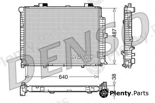  DENSO part DRM17087 Radiator, engine cooling