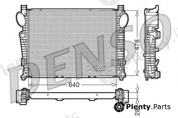  DENSO part DRM17093 Radiator, engine cooling