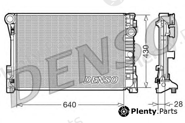  DENSO part DRM17110 Radiator, engine cooling