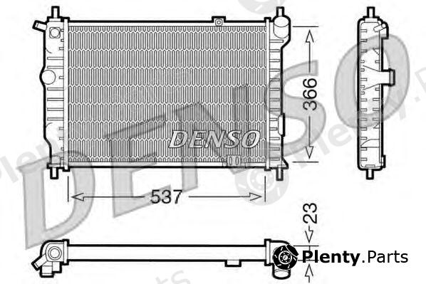  DENSO part DRM20011 Radiator, engine cooling