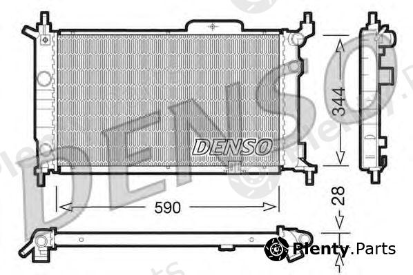  DENSO part DRM20015 Radiator, engine cooling