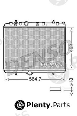  DENSO part DRM21055 Radiator, engine cooling