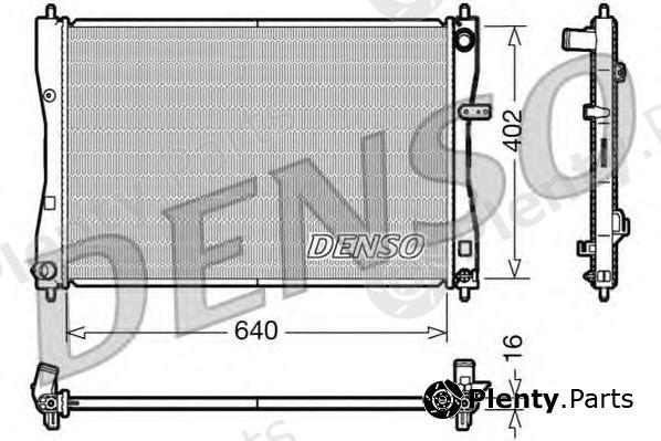  DENSO part DRM45009 Radiator, engine cooling