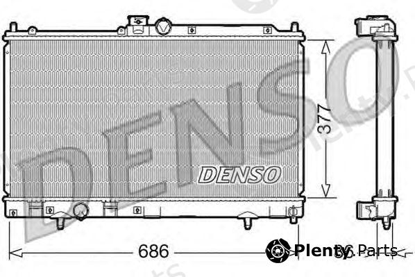  DENSO part DRM45022 Radiator, engine cooling