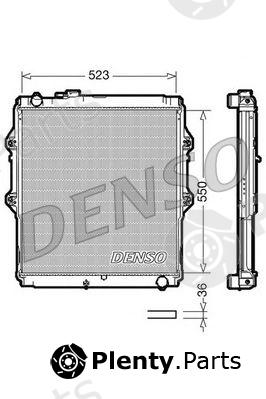  DENSO part DRM50037 Radiator, engine cooling