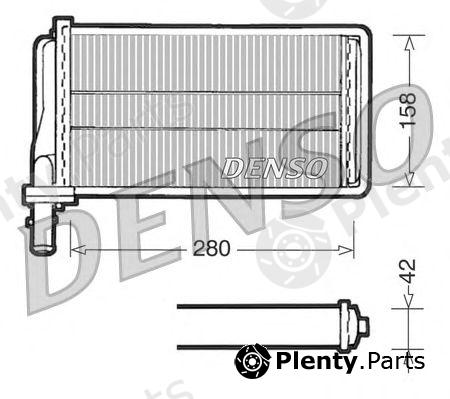  DENSO part DRR01001 Heat Exchanger, interior heating