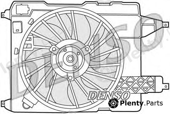  DENSO part DER23002 Fan, radiator