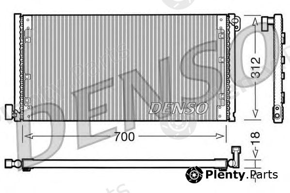  DENSO part DCN12001 Condenser, air conditioning