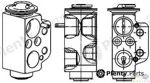  HELLA part 8UW351234471 Expansion Valve, air conditioning