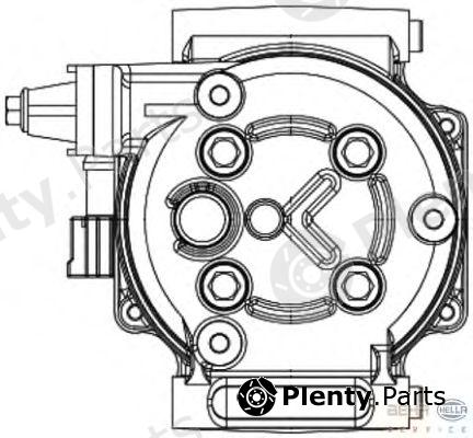  HELLA part 8FK351334331 Compressor, air conditioning