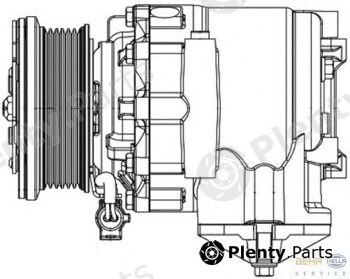  HELLA part 8FK351334331 Compressor, air conditioning
