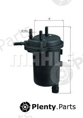  MAHLE ORIGINAL part KL430 Fuel filter