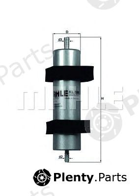  MAHLE ORIGINAL part KL596 Fuel filter