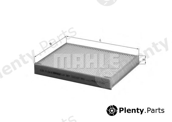  MAHLE ORIGINAL part LA387 Filter, interior air