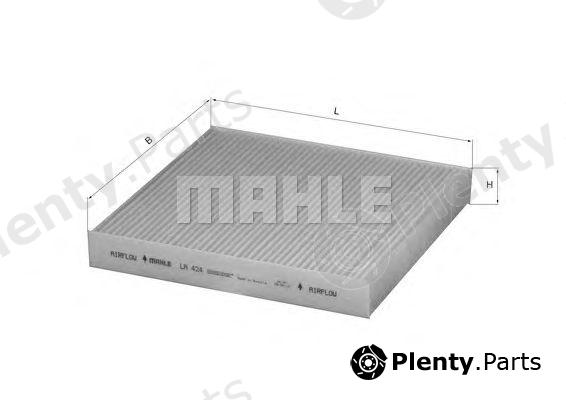  MAHLE ORIGINAL part LA424 Filter, interior air