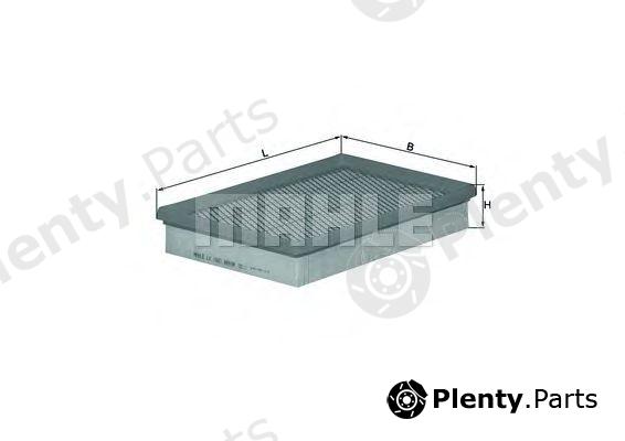  MAHLE ORIGINAL part LX1661 Air Filter