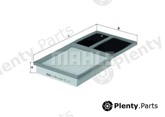  MAHLE ORIGINAL part LX2010 Air Filter