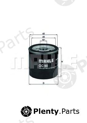  MAHLE ORIGINAL part OC90OF Oil Filter