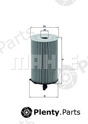  MAHLE ORIGINAL part OX417D Oil Filter