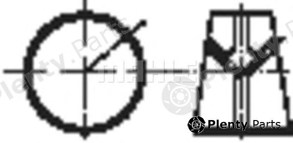  MAHLE ORIGINAL part 061BS18090300 Small End Bushes, connecting rod