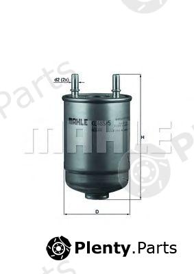  MAHLE ORIGINAL part KL485/5D (KL4855D) Fuel filter