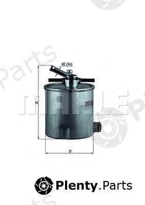  MAHLE ORIGINAL part KL440/3 (KL4403) Fuel filter