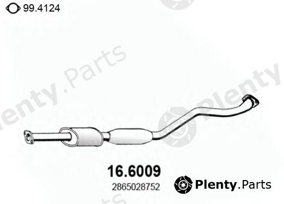  ASSO part 16.6009 (166009) Middle Silencer