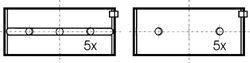  KOLBENSCHMIDT part 77125608 Main Bearings, crankshaft