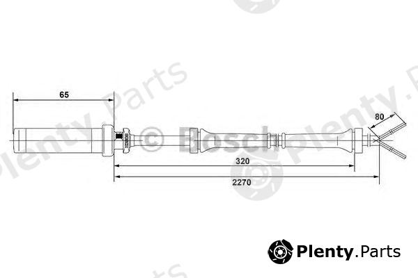  BOSCH part 0265004019 Sensor, wheel speed