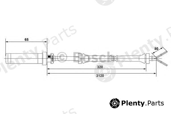  BOSCH part 0265004022 Sensor, wheel speed