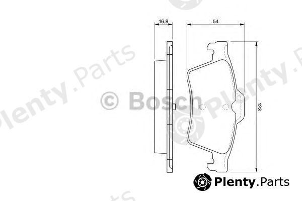  BOSCH part 0986424617 Brake Pad Set, disc brake