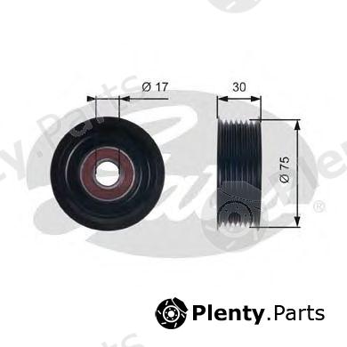  GATES part T36320 Deflection/Guide Pulley, v-ribbed belt