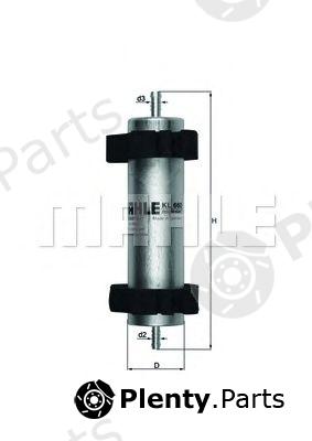  KNECHT part KL660 Fuel filter